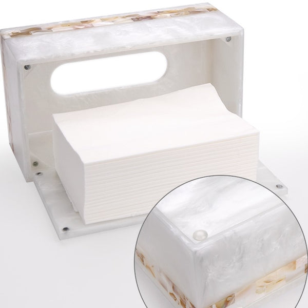 Benviar Style Luxurious Shell Tissue Box
