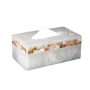 Benviar Style Luxurious Shell Tissue Box
