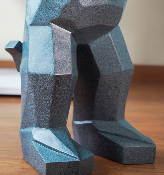 TADAO Geometric Decorative Cool Dog Tissue Box and Tray Holder