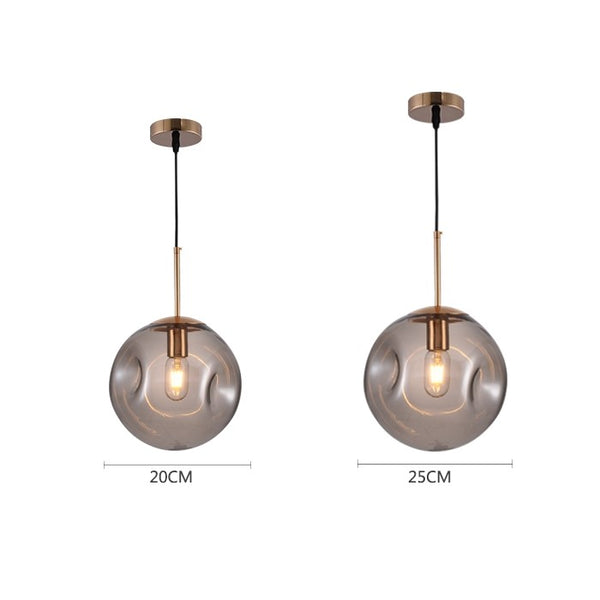 Benviar Style KYUU Modern Glass Pendant Lamp